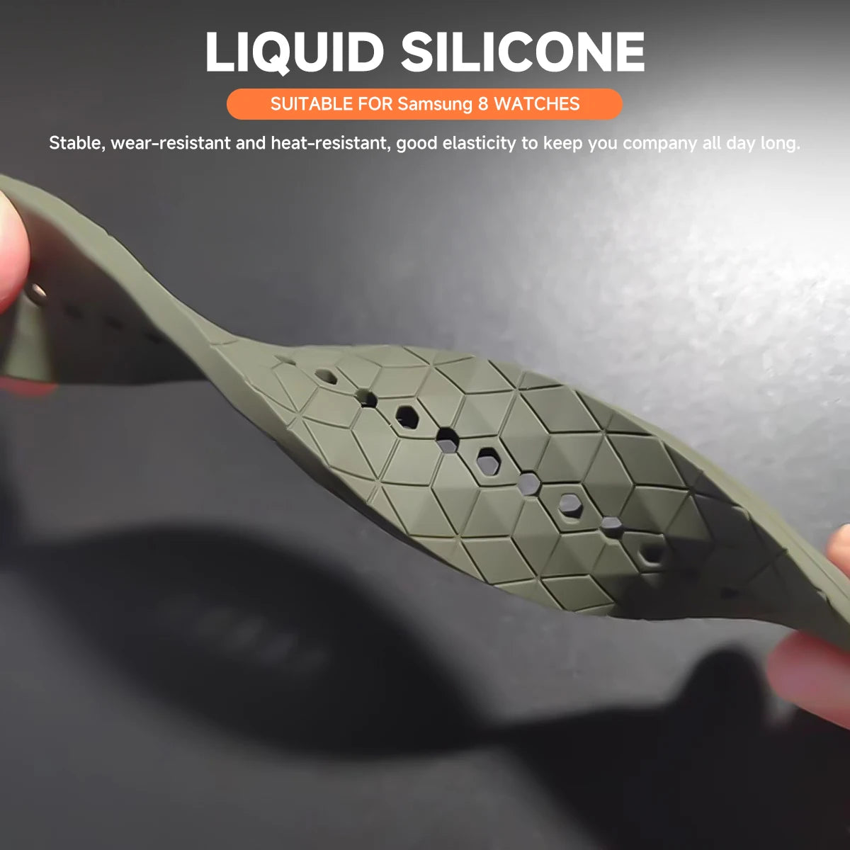 Silicone Swim Strap for Smartwatches | Soft & Breathable Bands