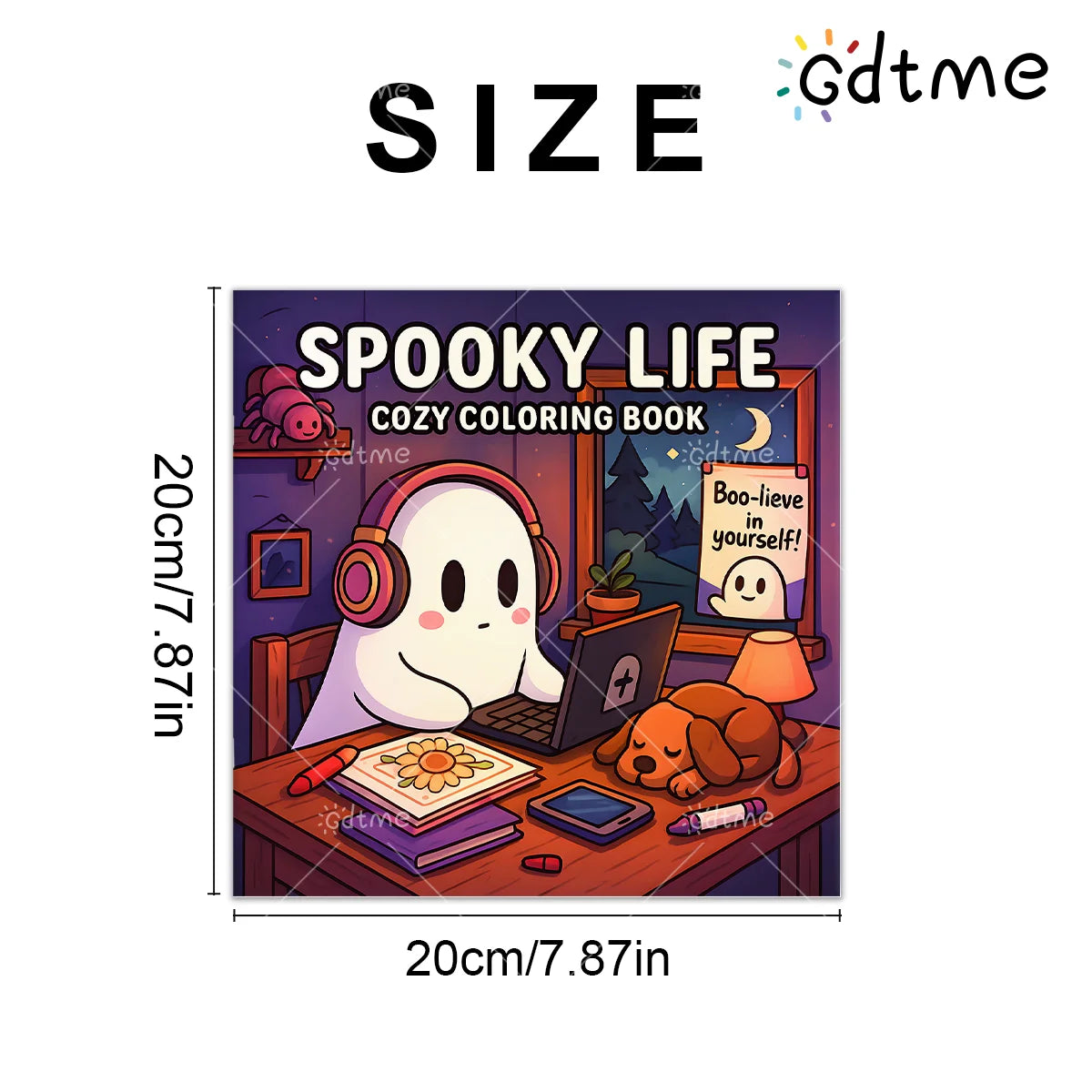 Halloween Spooky Life Coloring Book for Adults & Teens | Fun Gift