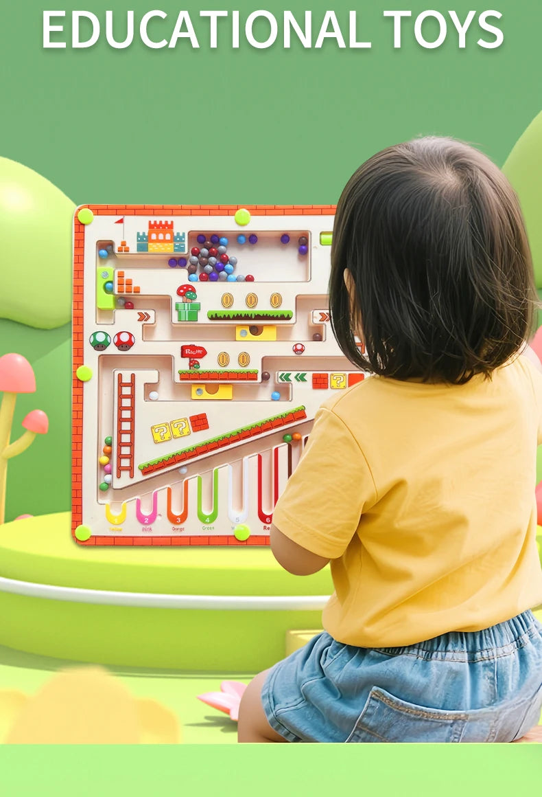 Children's Magnetic Maze Walking Ball | Fun Early Learning Game