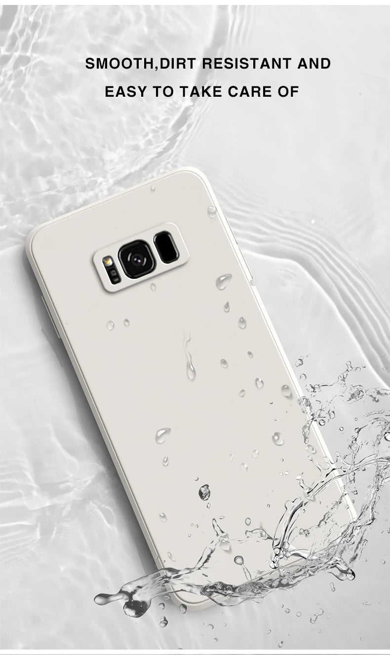 Soft Shockproof Silicone Phone Case for Galaxy Devices | Stylish Protection