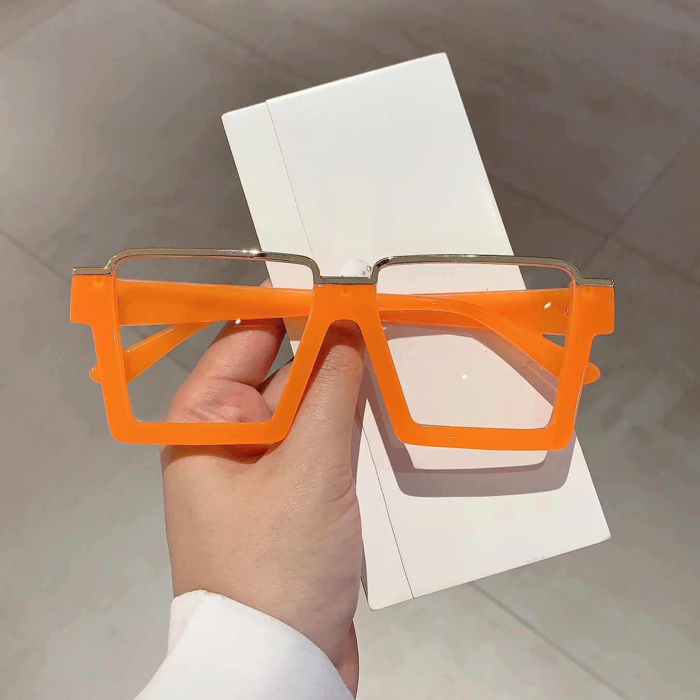 Chic Oversized Blue Light Blocking Glasses | Fashionable Protection