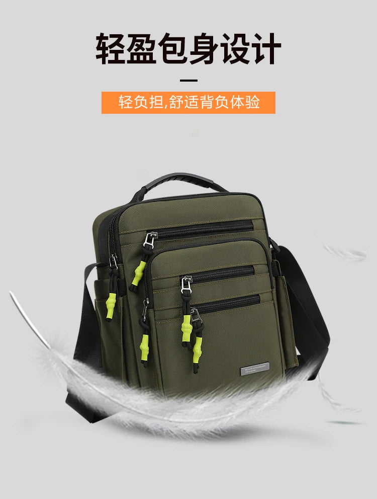 Bandolera de viaje multifuncional para hombre | Elegante y duradera