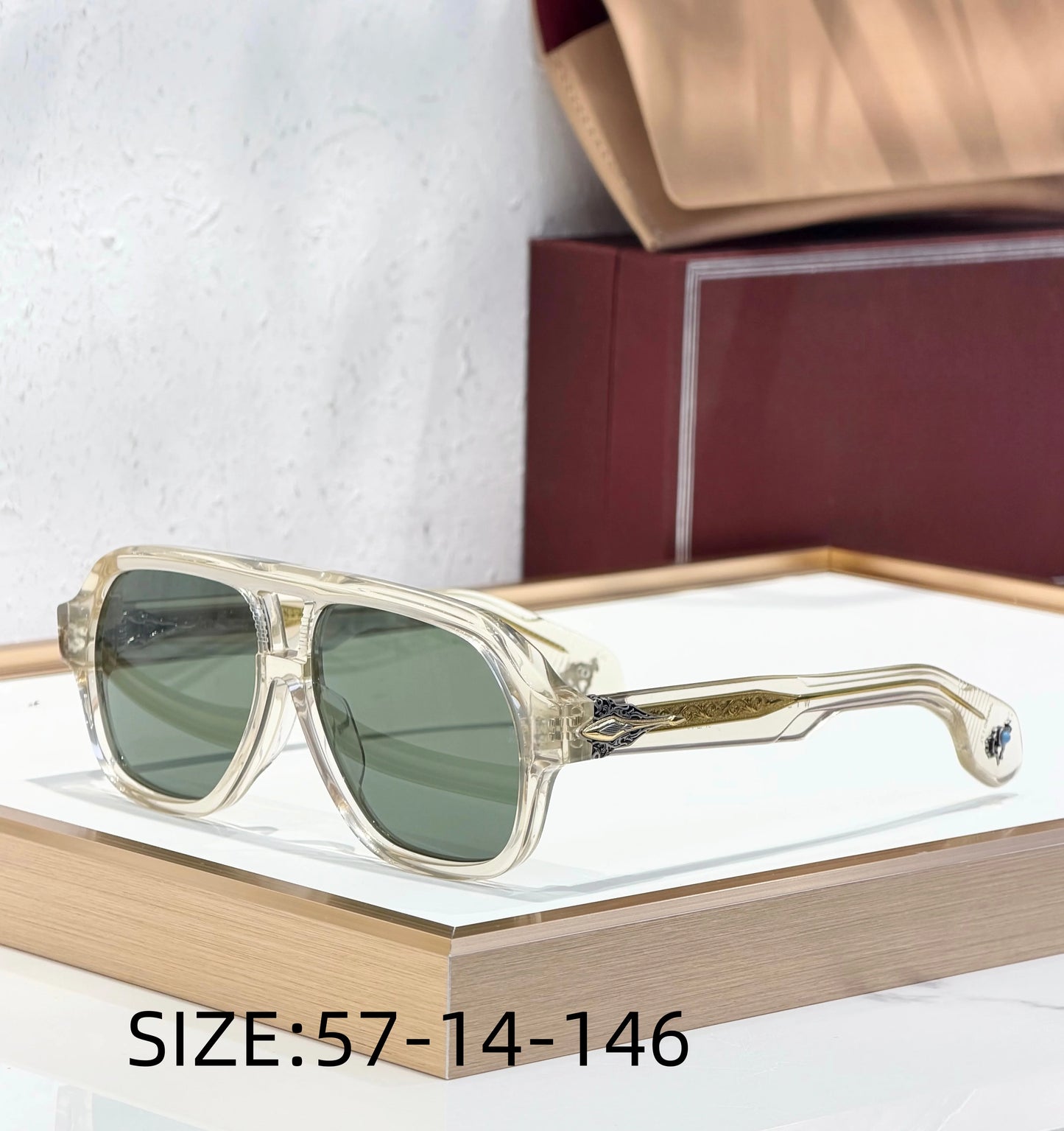 Oversized Pilot Sunglasses for Men & Women | Luxury UV400 Protection