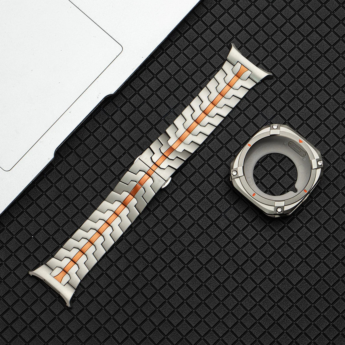 Stainless Steel Watch Band for Galaxy Ultra | Protective Case & Strap
