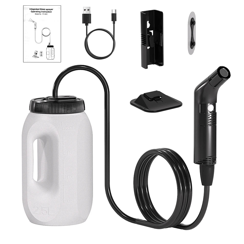 Portable Electric Bidet | Rechargeable Handheld Hygienic Spray