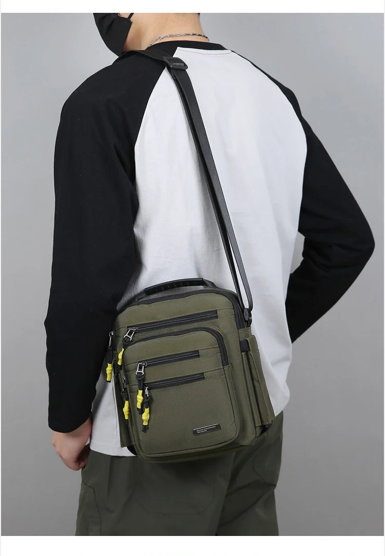 Bandolera de viaje multifuncional para hombre | Elegante y duradera