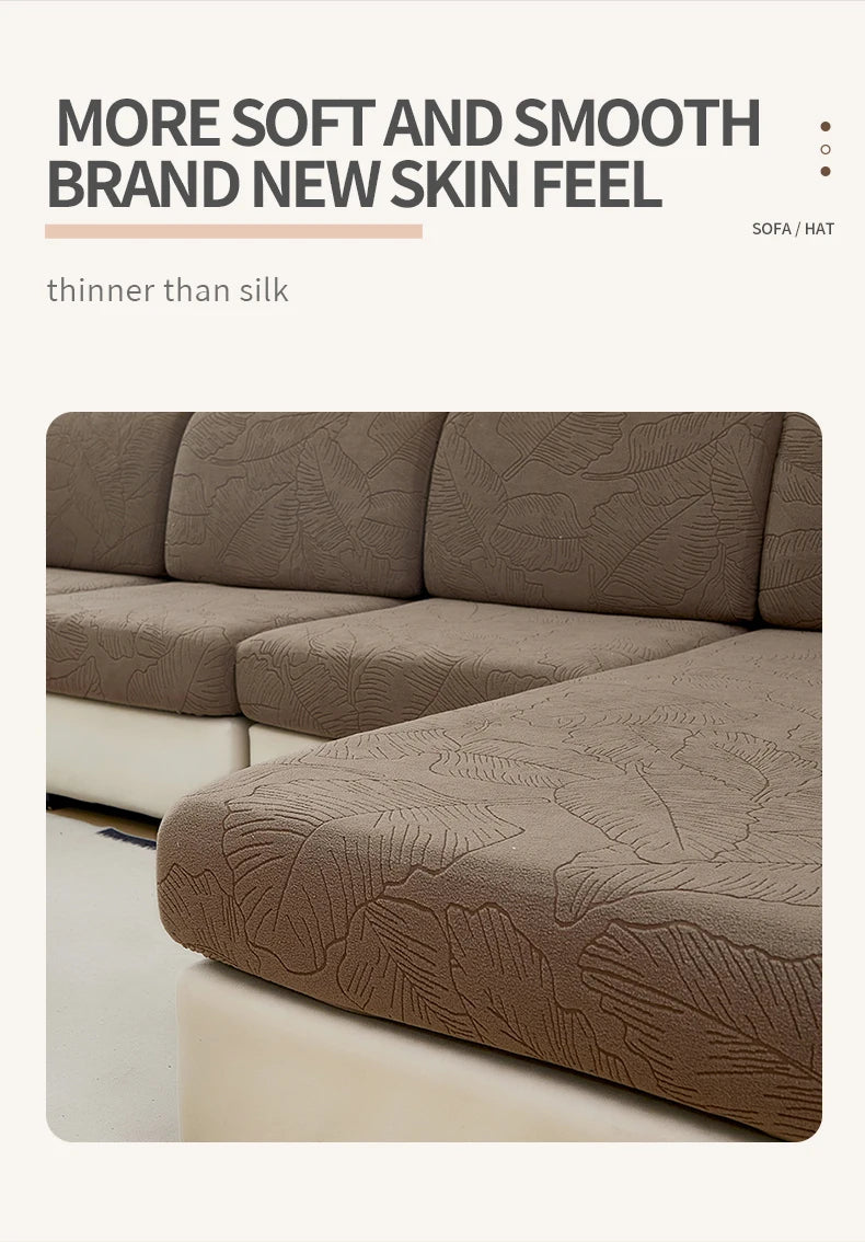 High Elastic Jacquard Sofa Cushion Cover | Pet-Friendly Protector
