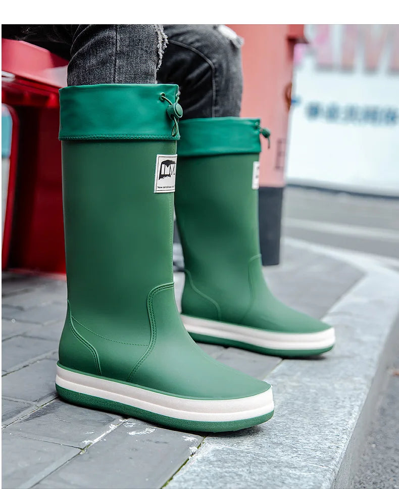Waterproof Rubber Boots for Men and Women | Couples Rain Shoes