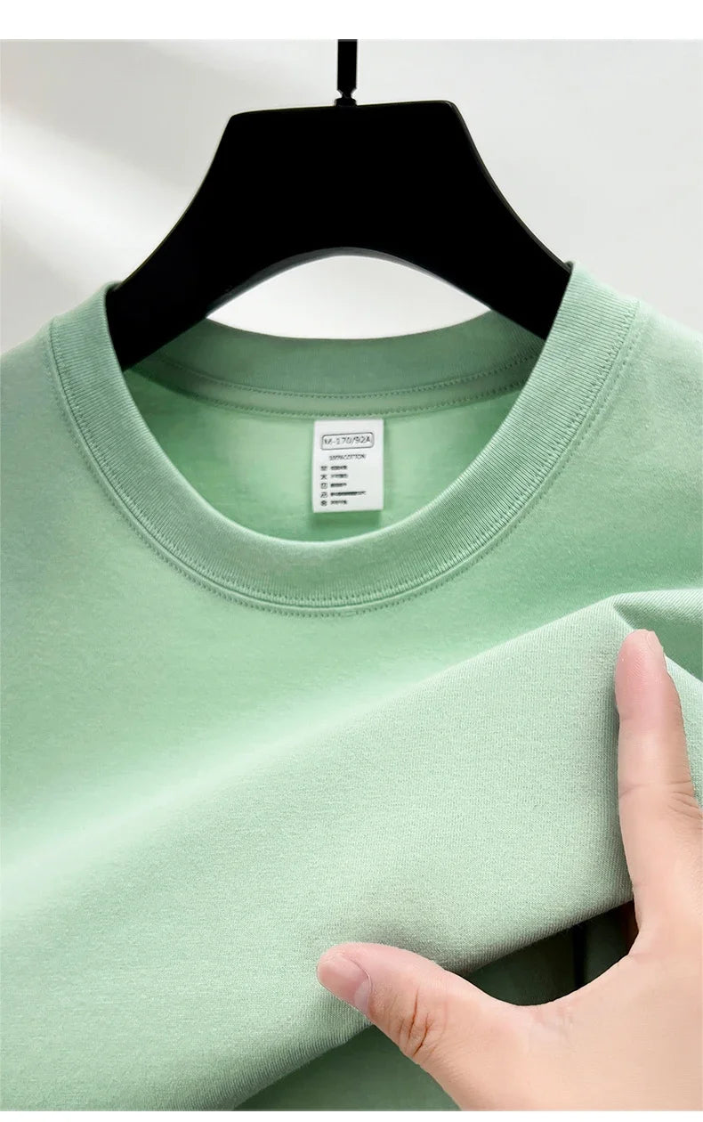 Men's Breathable Cotton Summer T-Shirt | Fashionable Short Sleeve Top