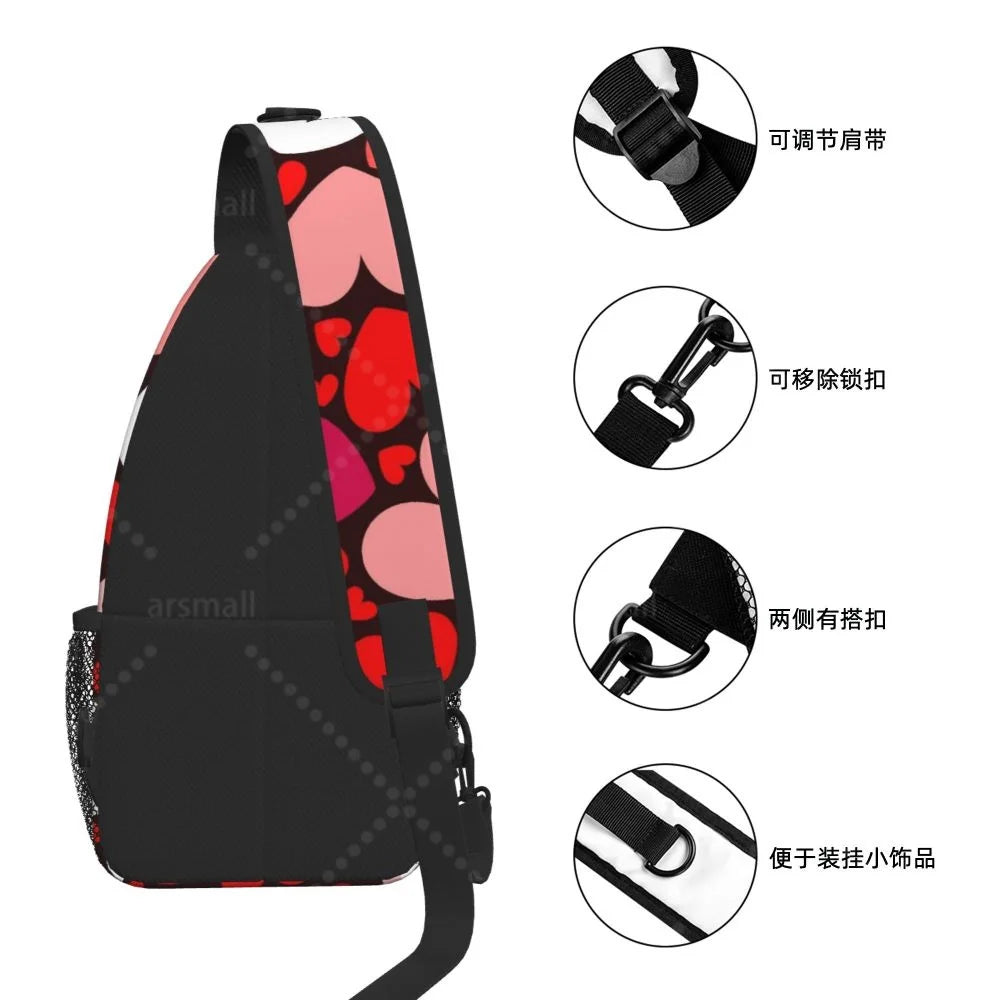 Lightweight Crossbody Sling Bag for Travel & Outdoor Activities