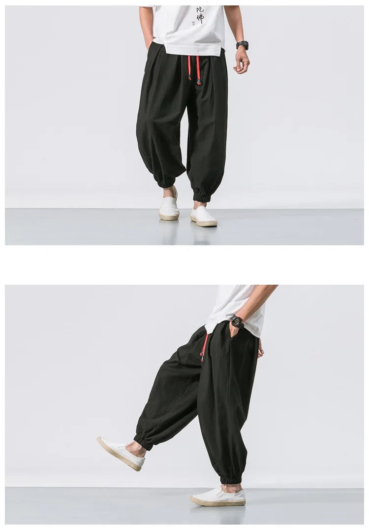 Oversized Men's Harem Pants | Comfortable Loose Fit Joggers