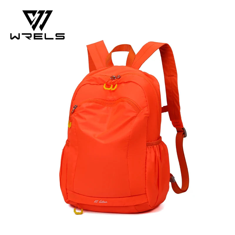 WRELS Outdoor Sports Backpack Wet Dry Seperation Fitness Hydration Backpack Lightweight Folding Waterproof Hiking Shoulders Bag