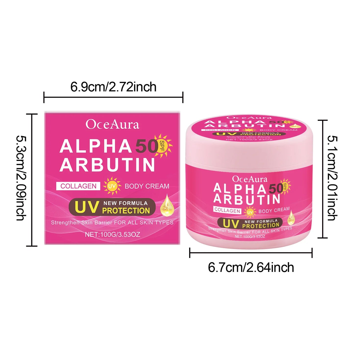 Hydrating Body Cream for Dull Skin | UV Protection & Brightening