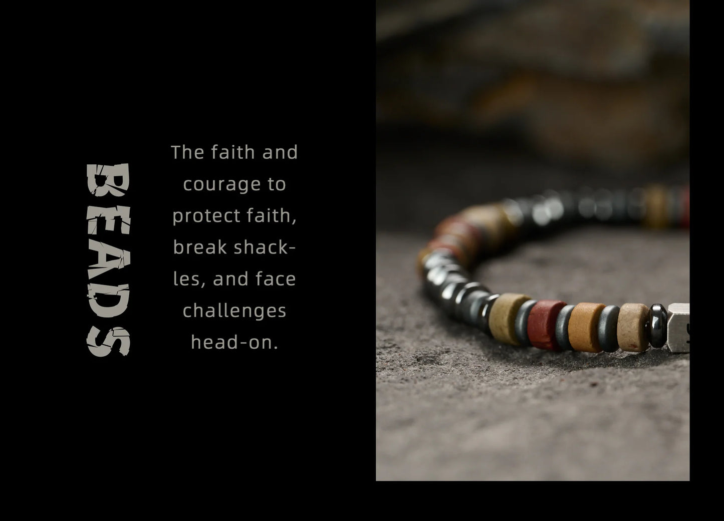 Handcrafted Bohemian Jasper Hematite Bracelet | Unisex Accessory