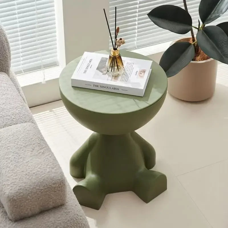 Light Luxury Cartoon Sofa Edge Coffee Table | Creative Side Table
