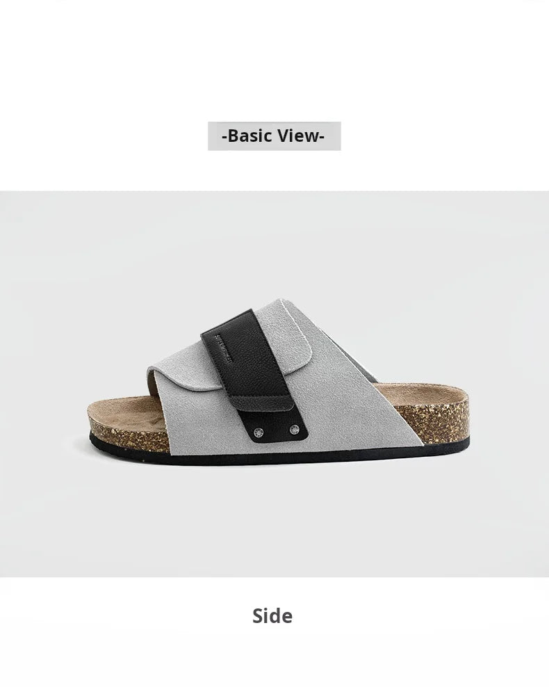 Men's Color-Block Slide-On Sandals | Comfortable Summer Mules