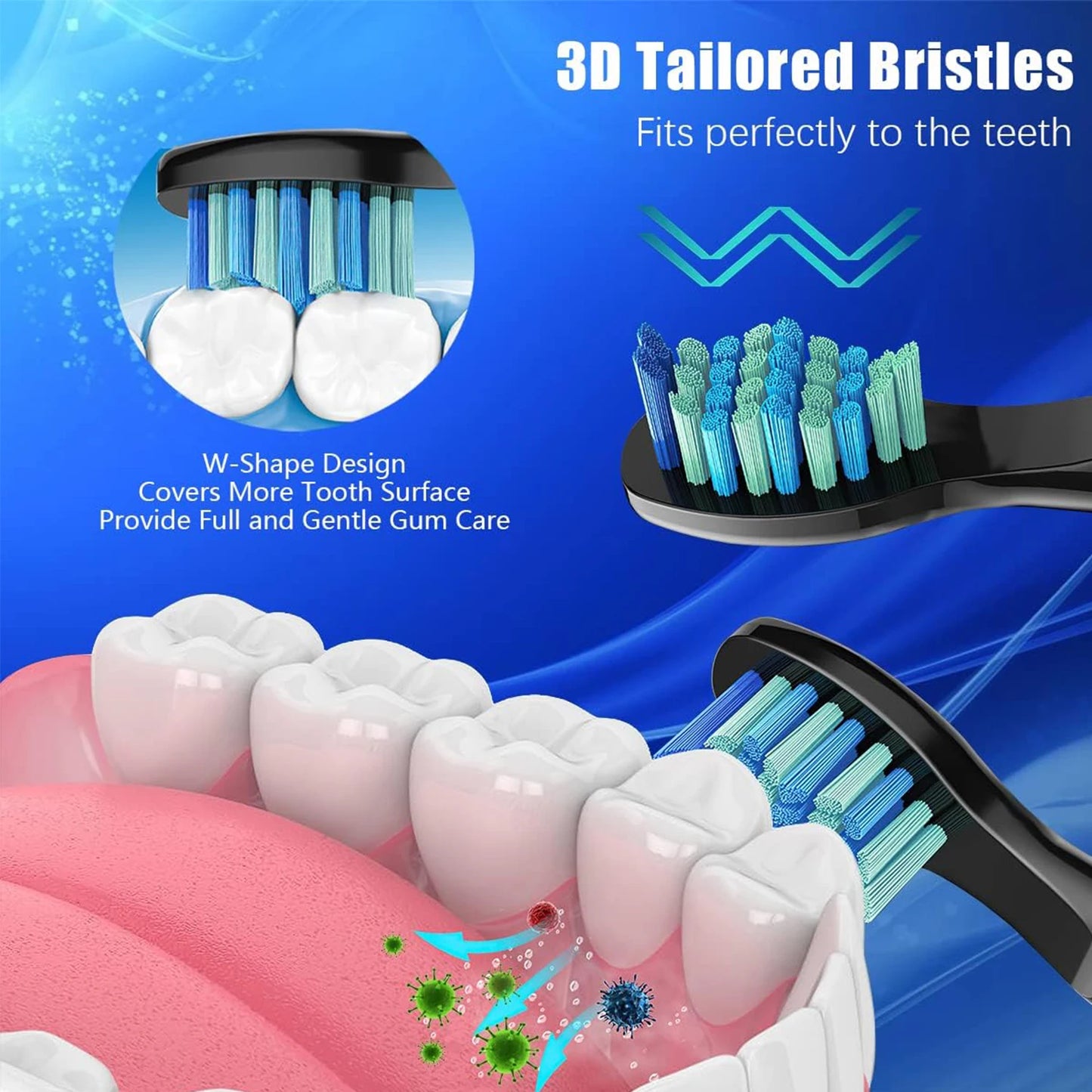 Electric Toothbrush Replacement Heads | Compatible & Affordable