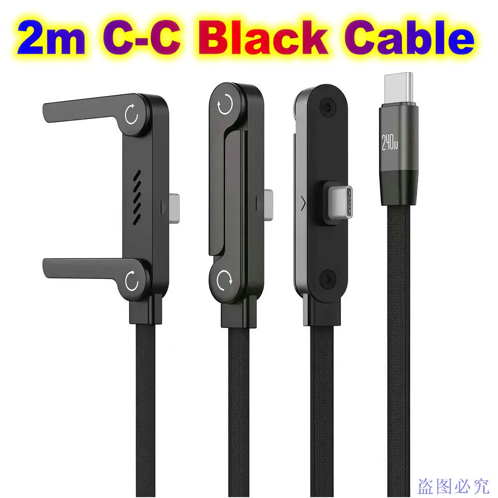 240W Quick Charge Foldable Phone Charger with Stand Holder