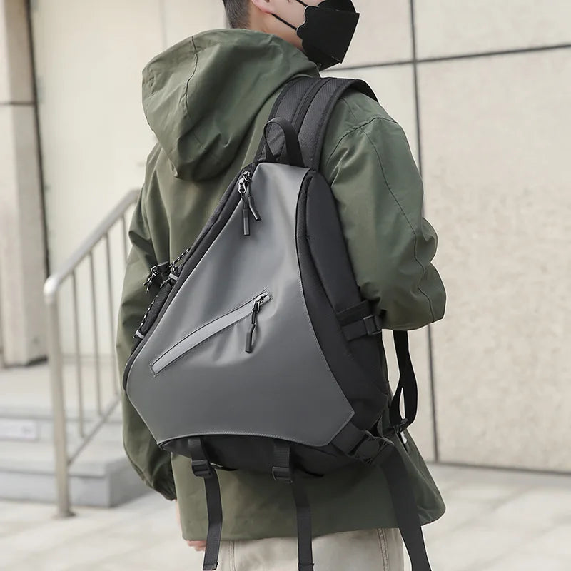 Men's Waterproof Large Capacity Crossbody Chest Bag | Fashionable & Functional