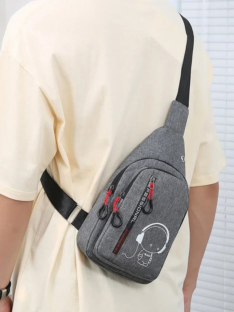Stylish Casual Chest Bag for Men | Versatile Crossbody Backpack
