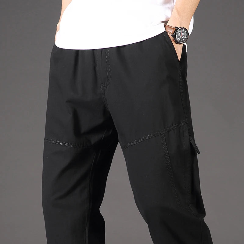 Men's Cotton Cargo Pants | Casual Sports Sweatpants for Every Day