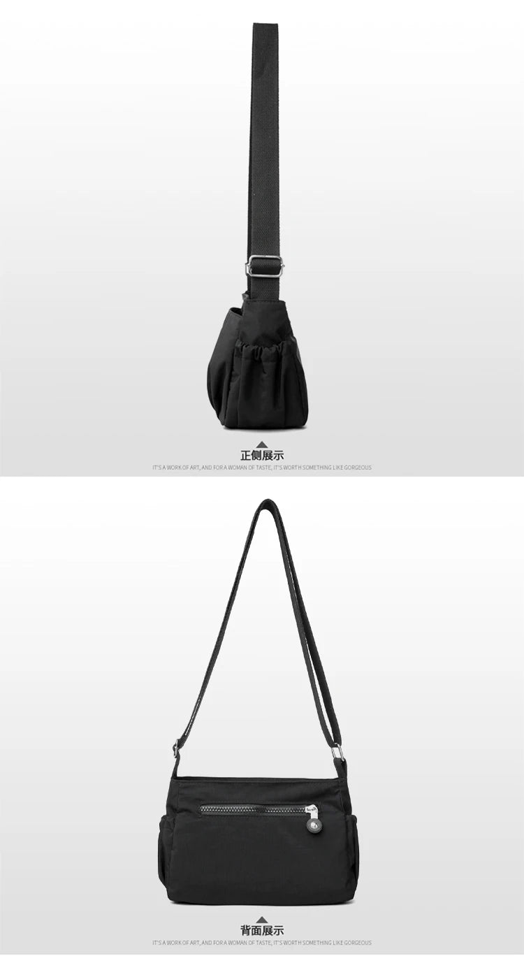 Lightweight Solid-Color Women's Shoulder Bag | Versatile Casual Style