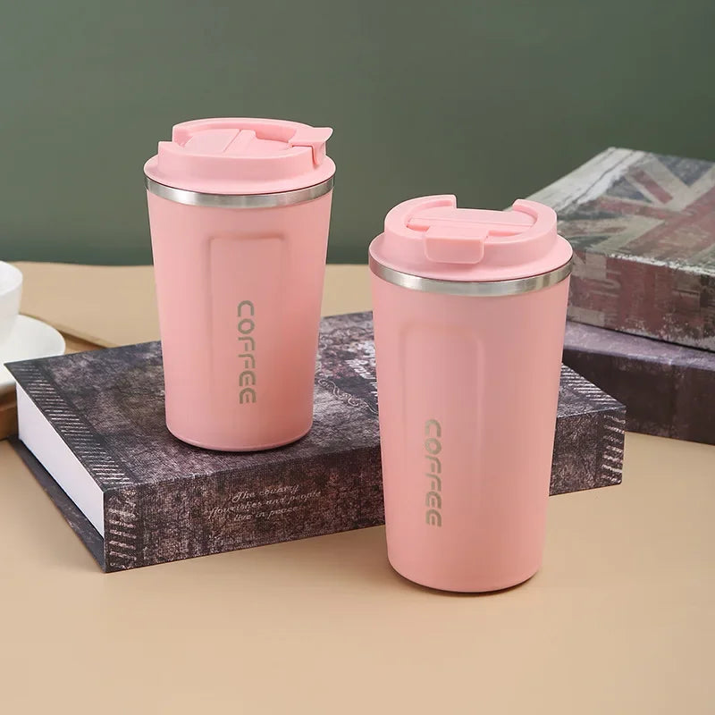 Stainless Steel Thermos Travel Mug | Leak-Proof & Insulated