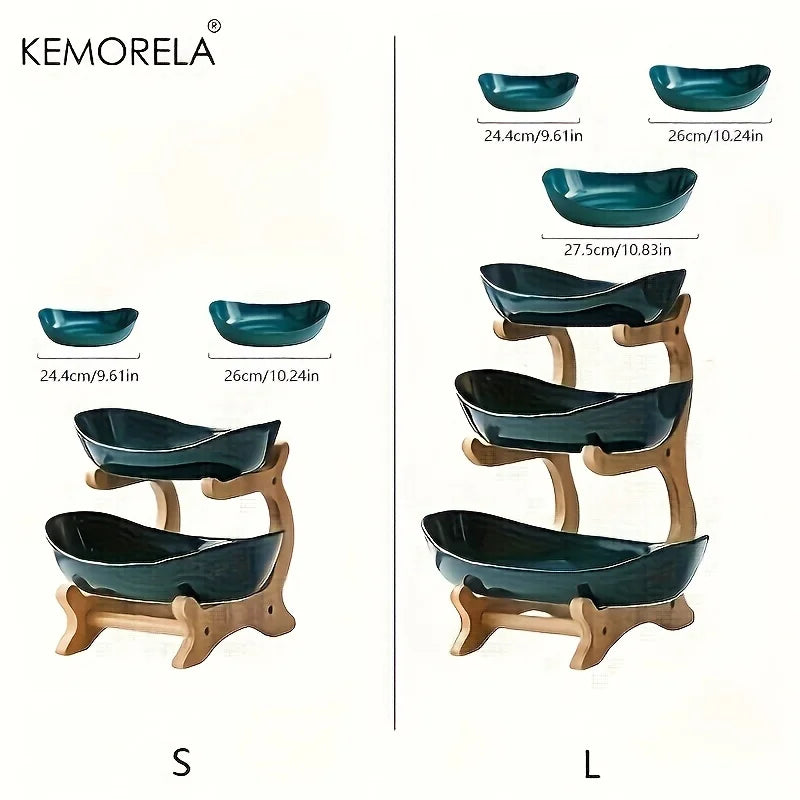 Modern 2/3 Layer Fruit Plate | Stylish Snack Dish & Cake Stand