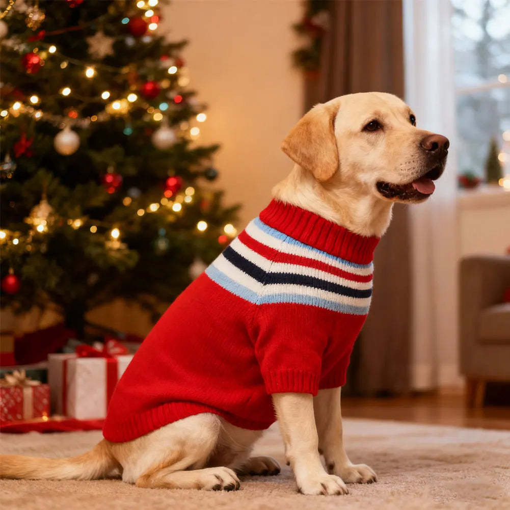 Cozy Large Dog Sweater | Warm Knit Apparel for Big Dogs