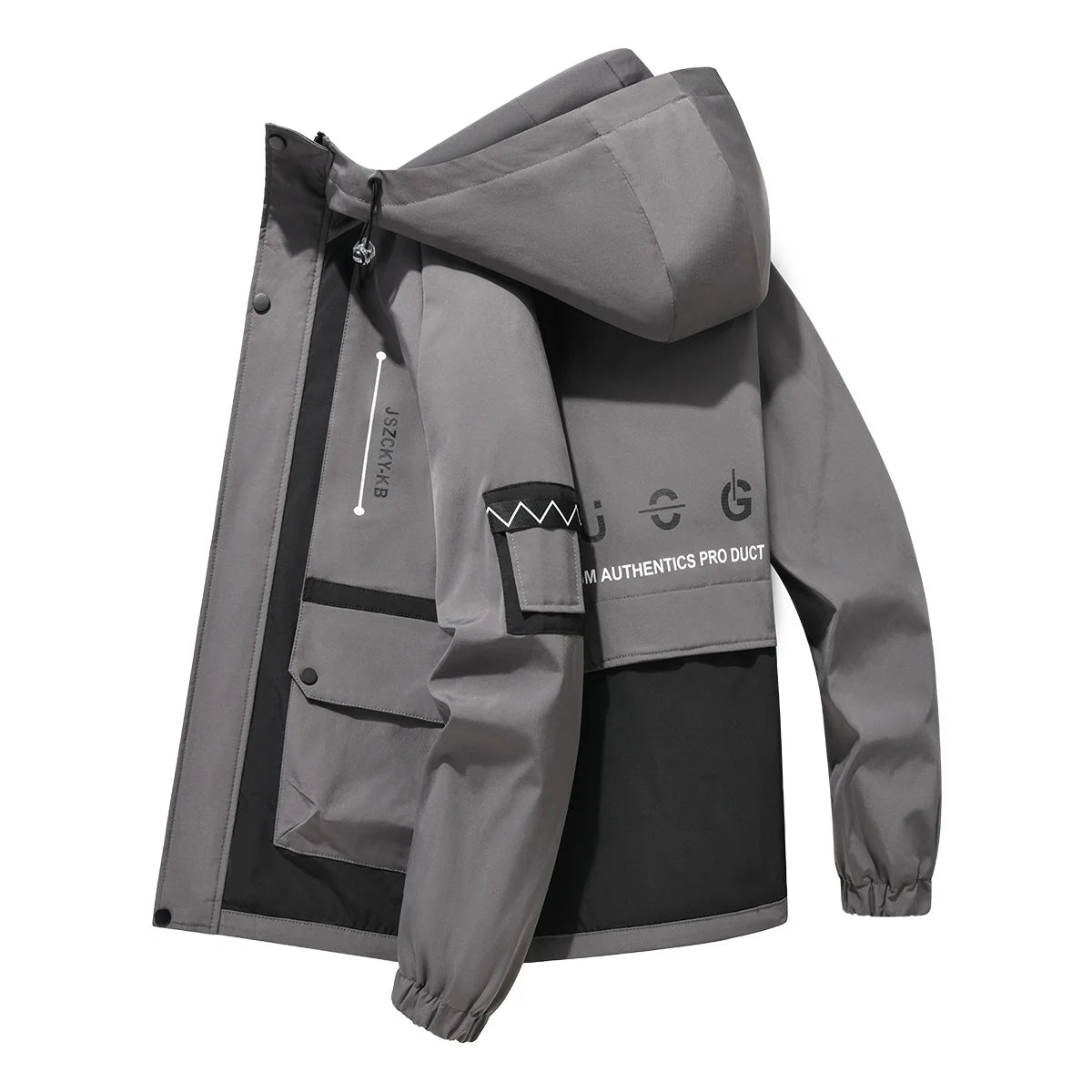 Classic Men's Hooded Casual Jackets | Stylish Windproof Coats