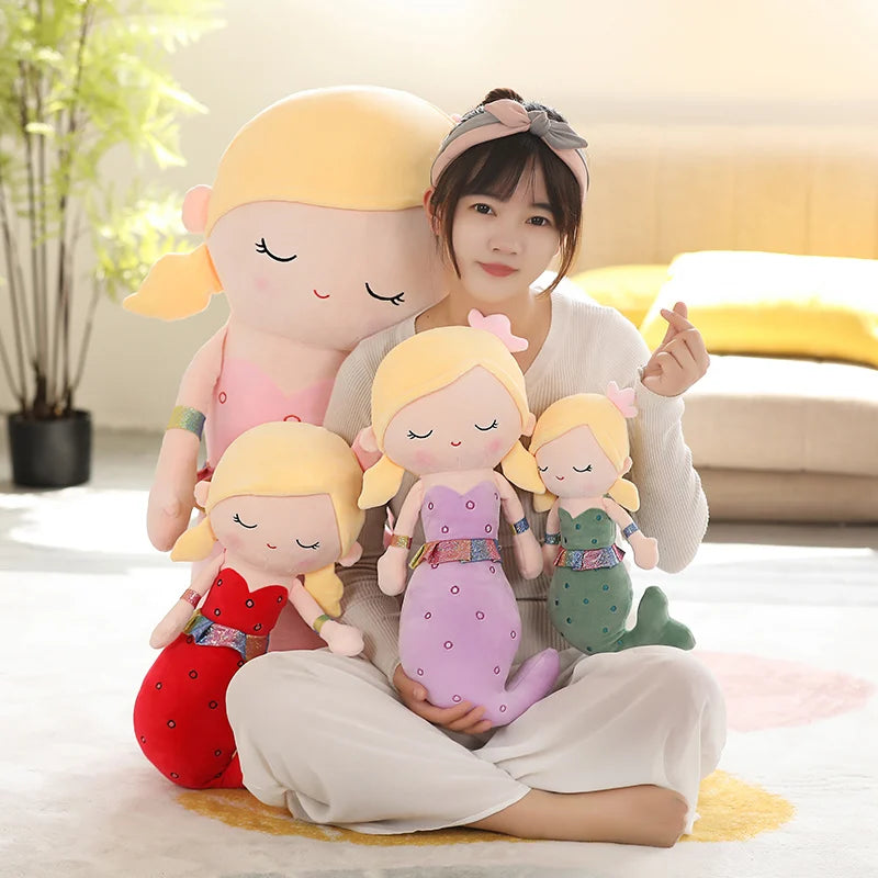 Mermaid Plush Toys | Soft Cozy Throw Pillow for Kids