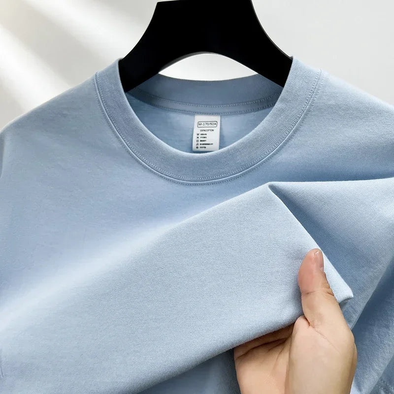 Men's Breathable Cotton Summer T-Shirt | Fashionable Short Sleeve Top