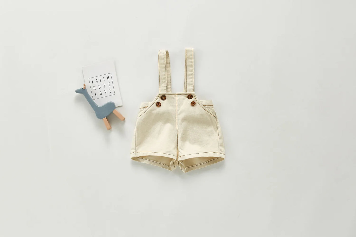 Unisex Baby Denim Romper | Comfortable & Versatile Toddler Outfit