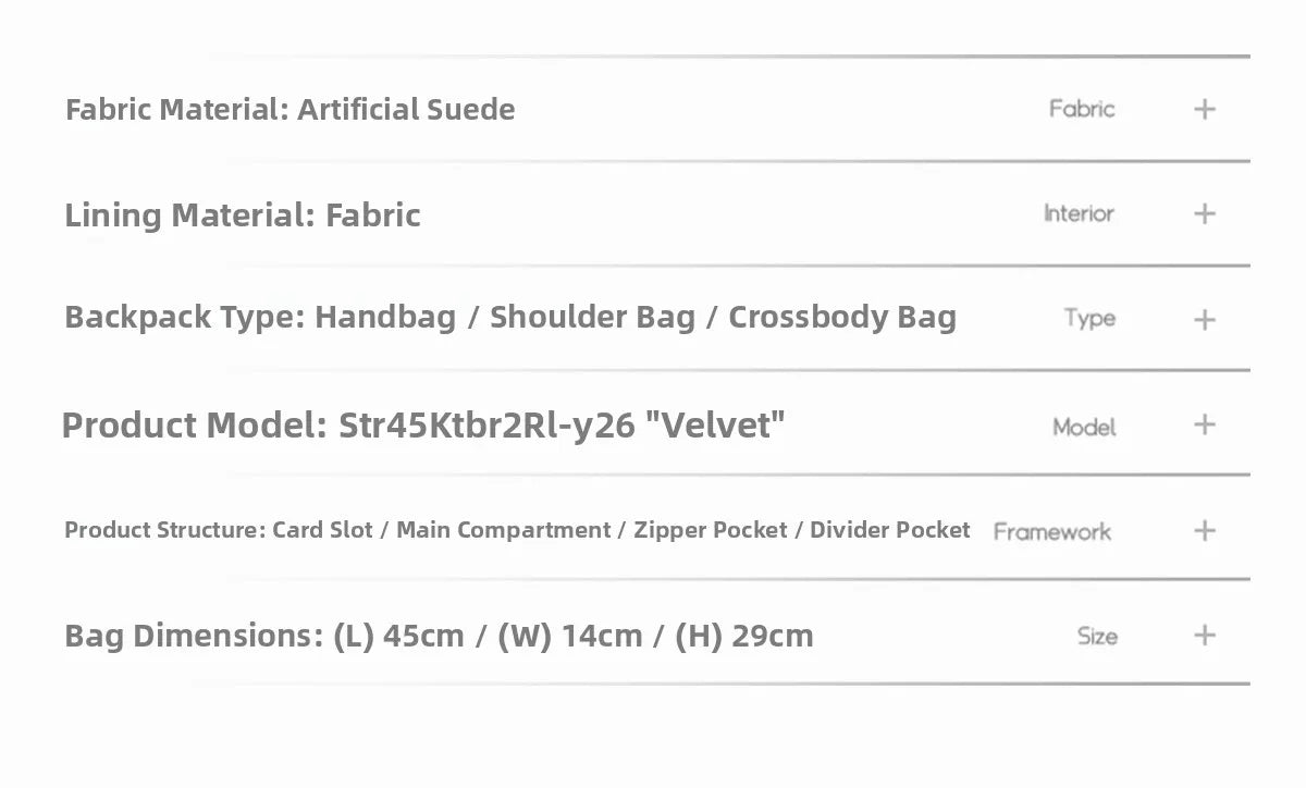 Elegant Black Suede Tote Bag | Stylish Large Capacity Unisex Handbag