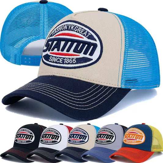 Unisex Baseball Cap | Breathable Mesh Trucker Hat for All Seasons