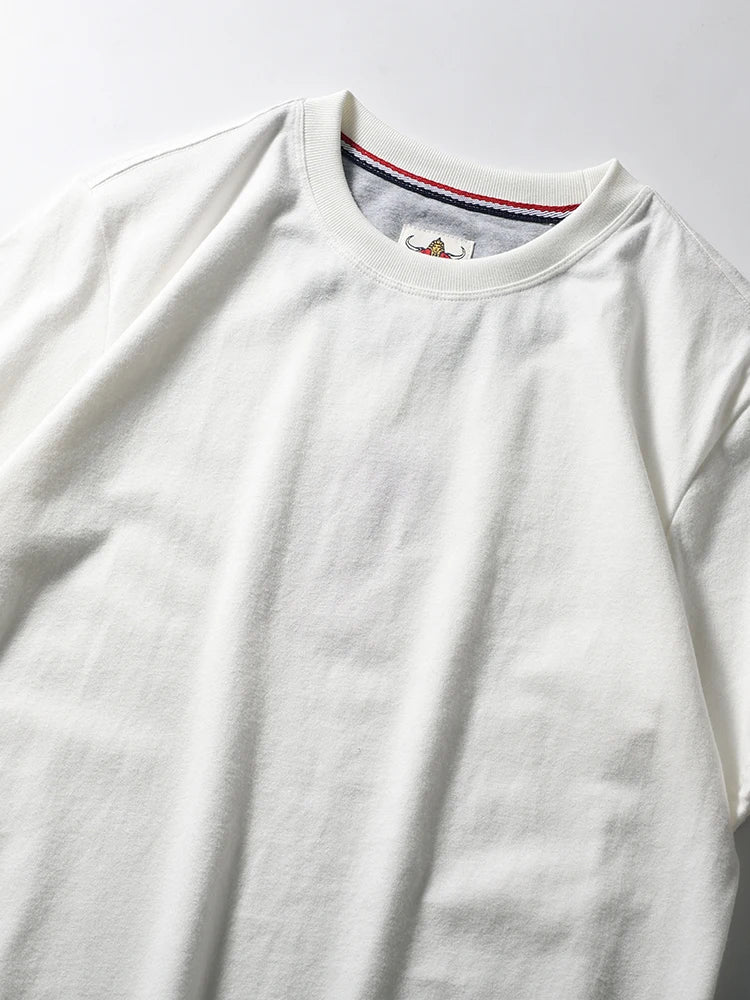 Men's Retro Solid Color Short Sleeve T-shirt | Summer Fashion Top