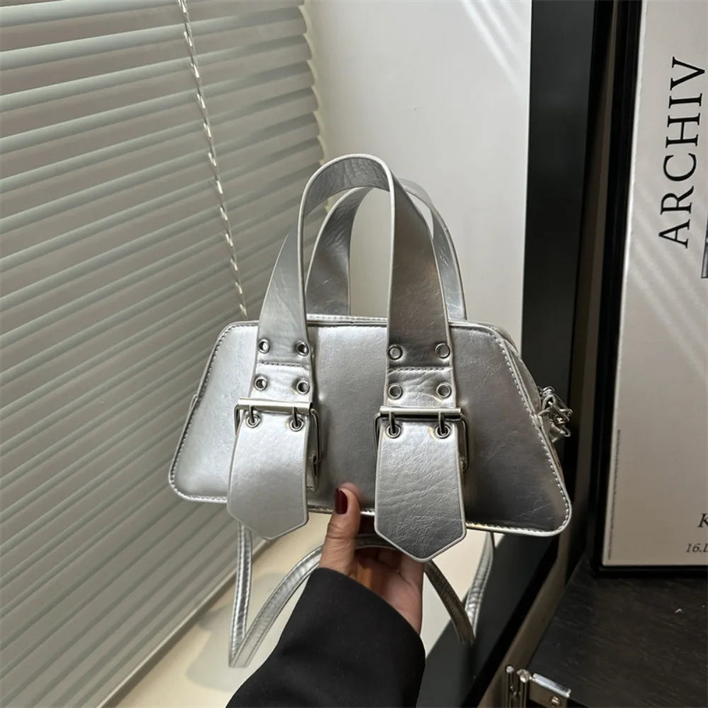 Vintage Gothic Cross Body Bag | Retro PU Leather Handbag