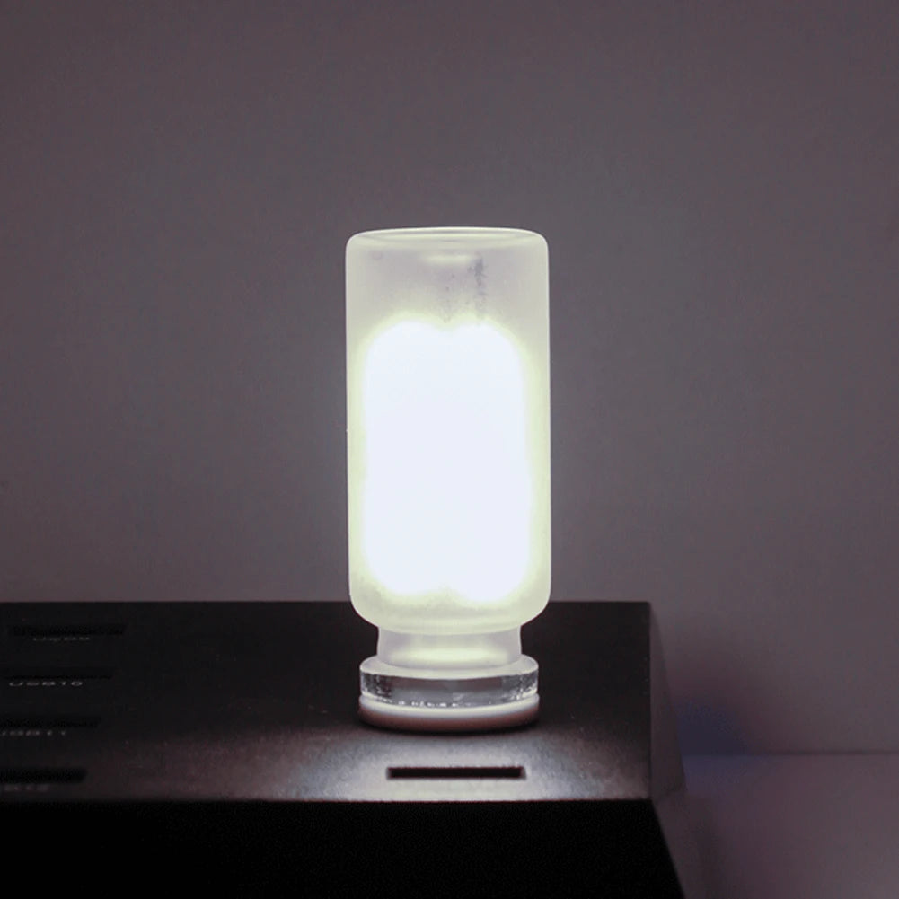 Bombilla LED USB Retro Táctil Regulable | Luz Ambiental de Filamento Acogedora
