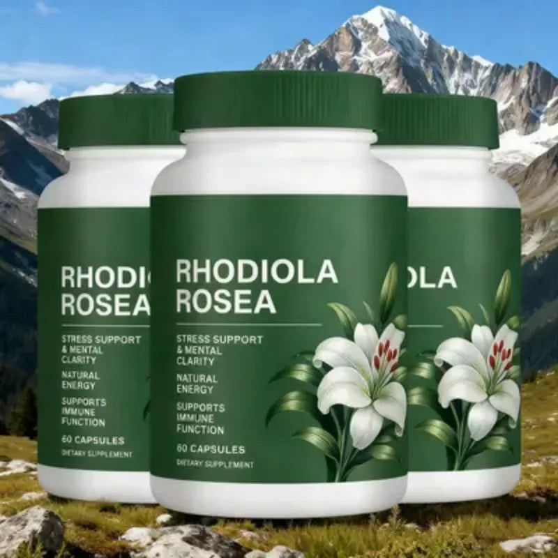 Rhodiola Rosea Capsules | Daily Energy & Mental Focus Support
