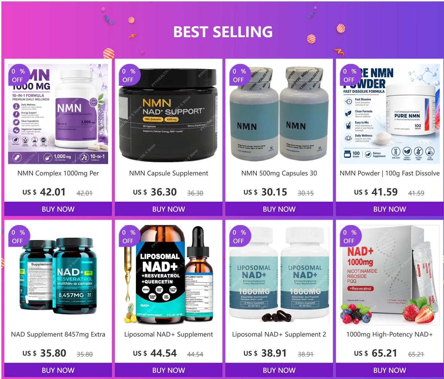 Liposomal NAD+ Support Capsules | Enhance Metabolism & Immunity