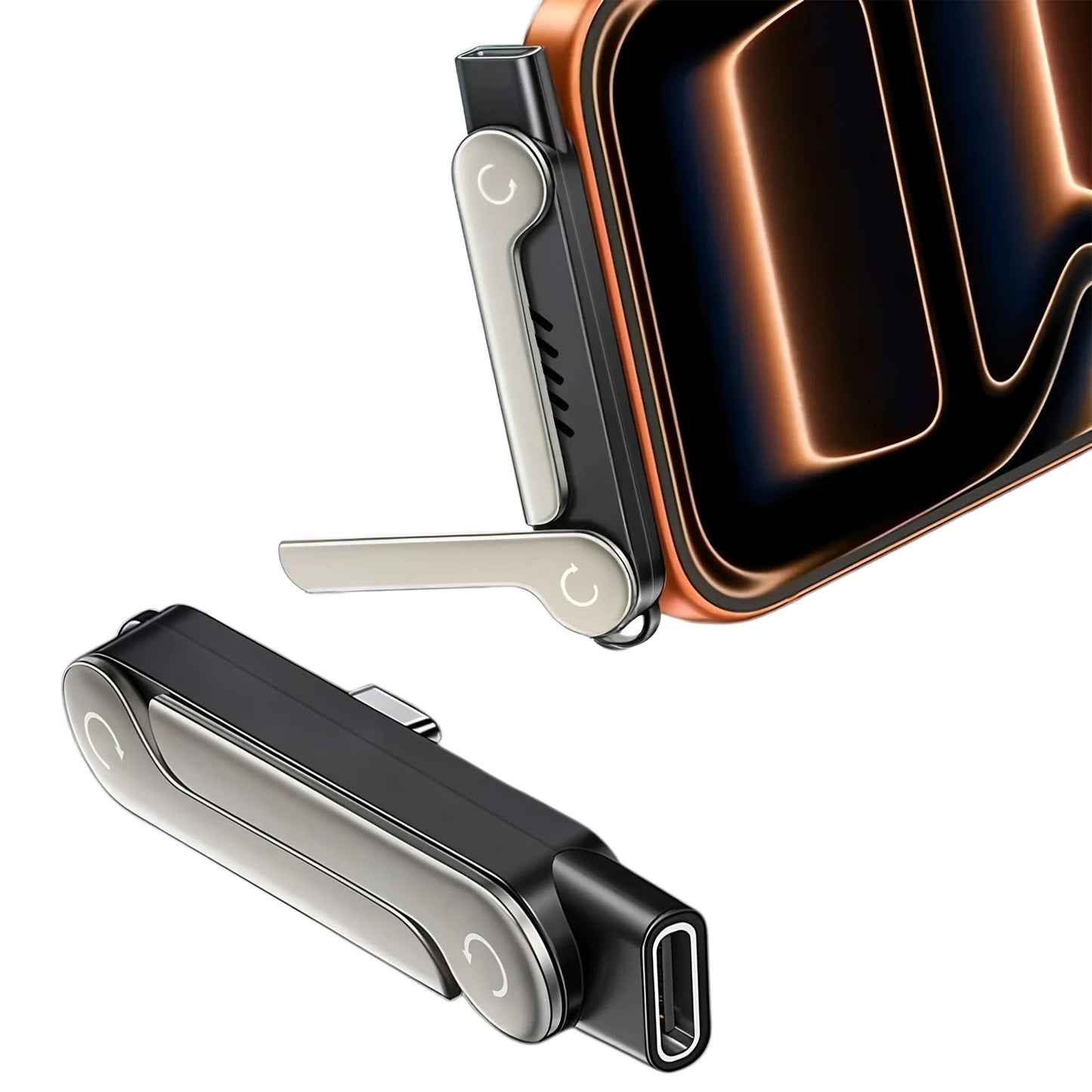 240W USB Type C Flat Charger & Foldable Phone Holder