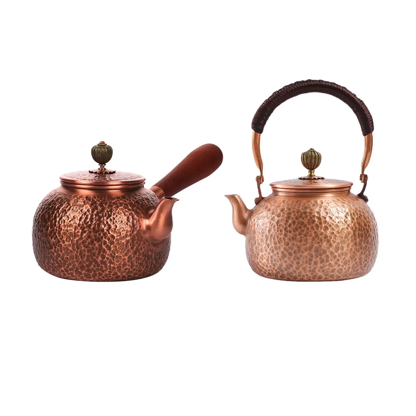 Handcrafted Copper Teapot | Retro Stovetop Teapot for Tea Lovers