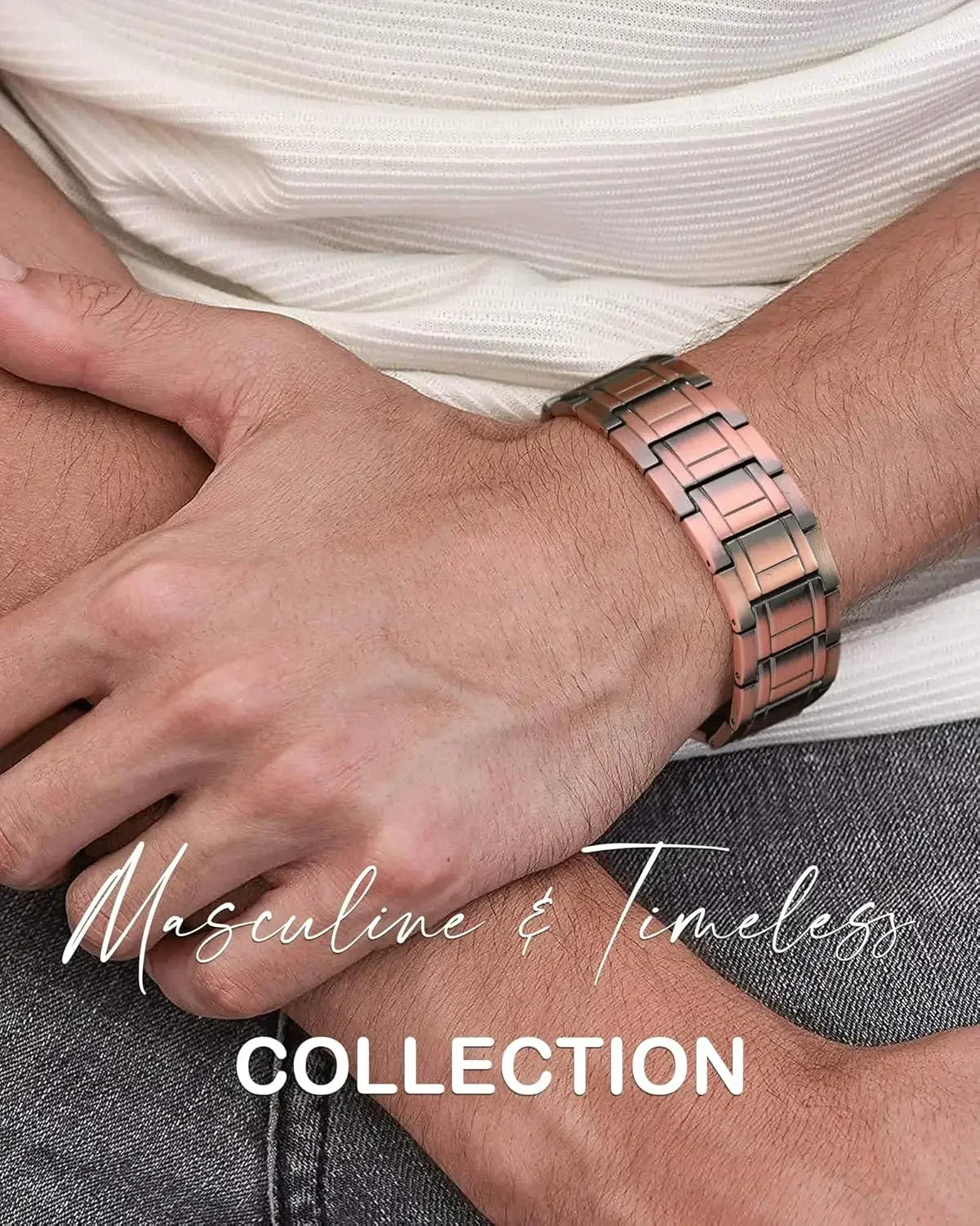 Magnetic Pure Copper Men's Bracelet | Stylish Health Benefits