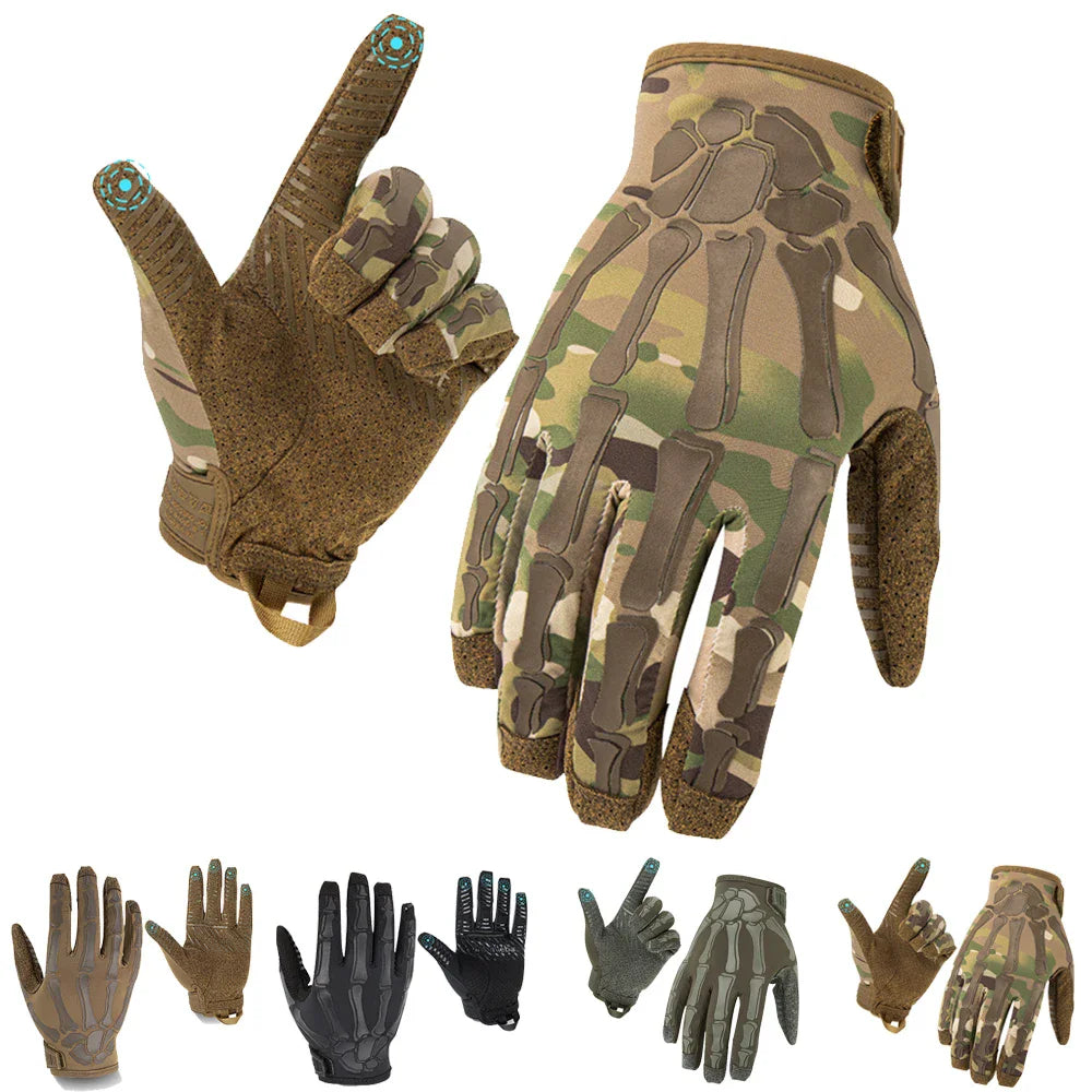 Breathable Outdoor Tactical Gloves | Full-Finger Touchscreen Gloves
