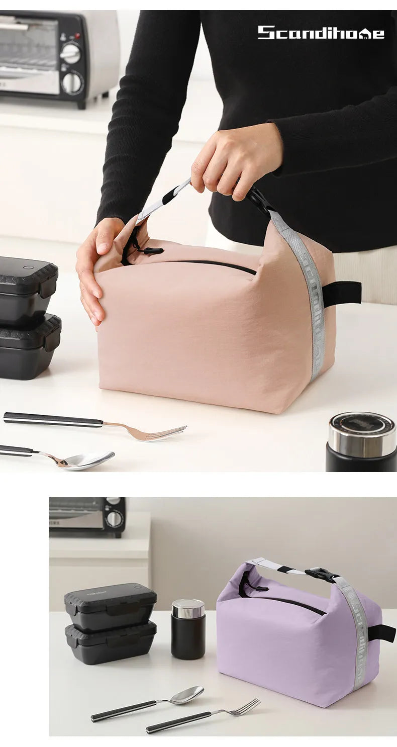 Insulated Lunch Bag for Women | Thermal Cooler Tote for Travel