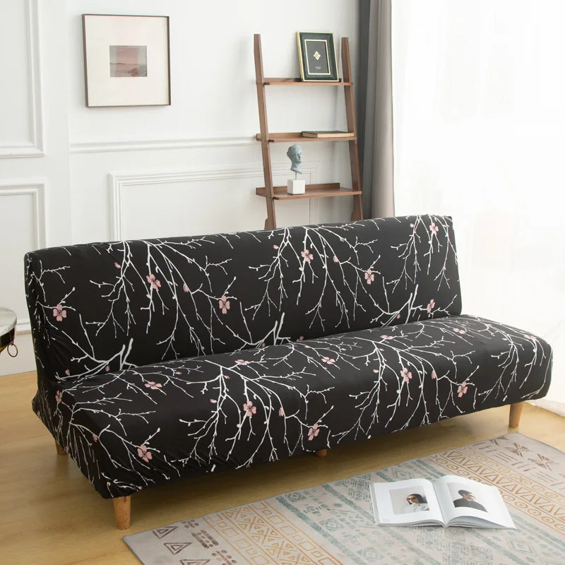 Stretch Printed Sofa Bed Cover | Dust-Proof Furniture Protector