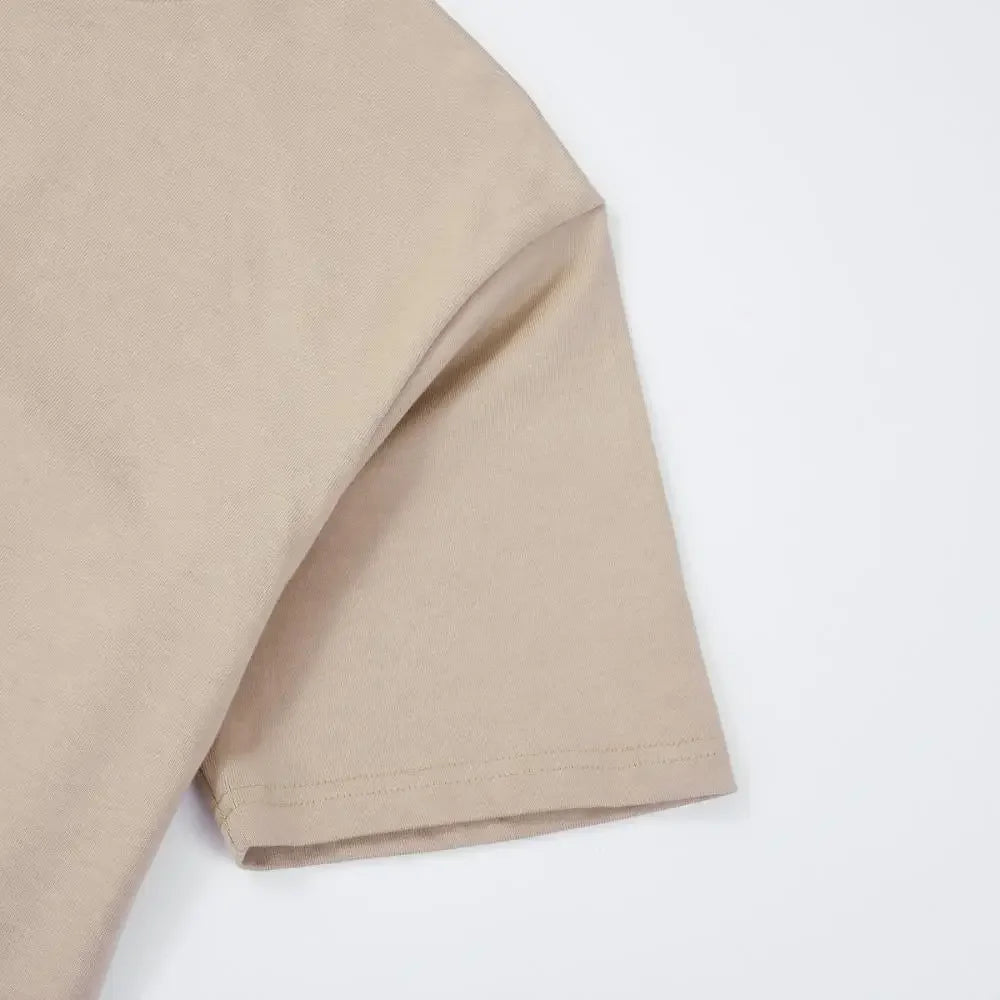 Men's Oversized Heavyweight T-Shirt | Casual Solid Color Tee