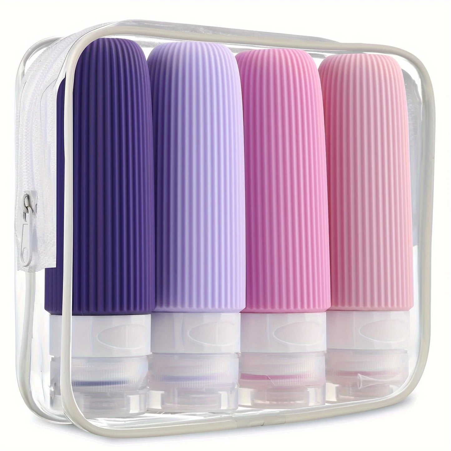 Portable TSA Approved Travel Bottles | Leak-Proof Silicone Containers
