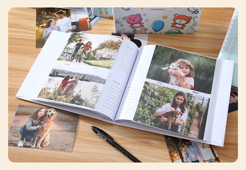 6-Inch Cartoon Photo Album | Cherish Your Baby Memories