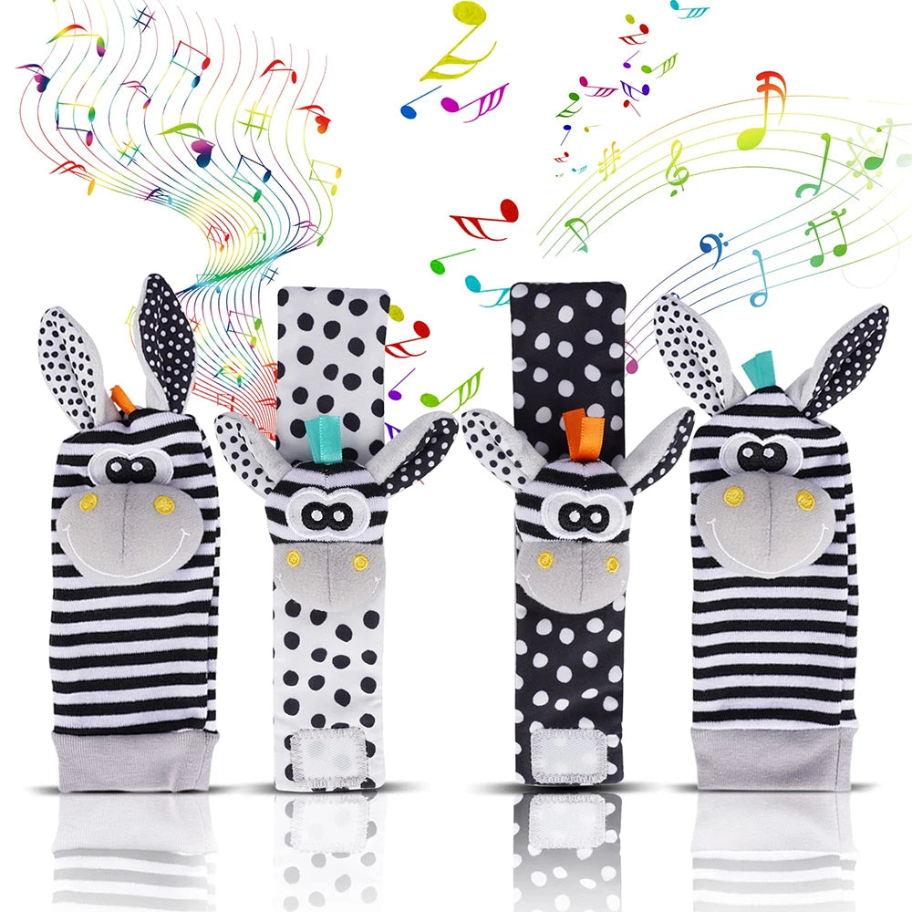 Cute Baby Rattle Socks Set for Infants | Fun and Safe Toys